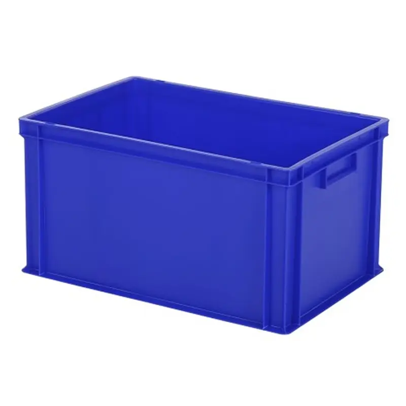 Stapelbak Euronorm 600x400x320 mm 64 liter blauw