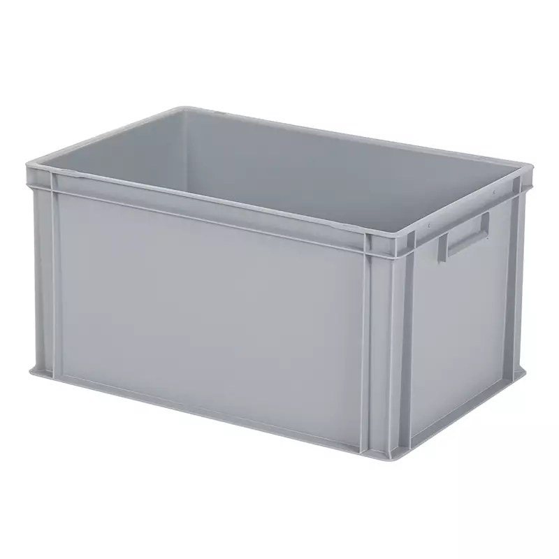 Stacking container Euronorm 600x400x320 mm 64 liters grey