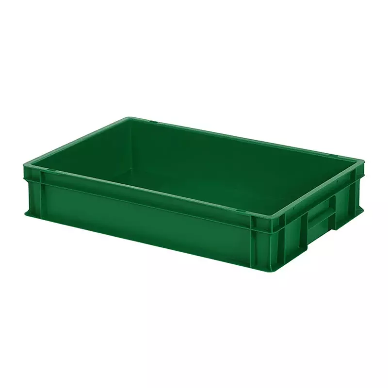 Stapelbak Euronorm 600x400x120 mm 23,2 l groen