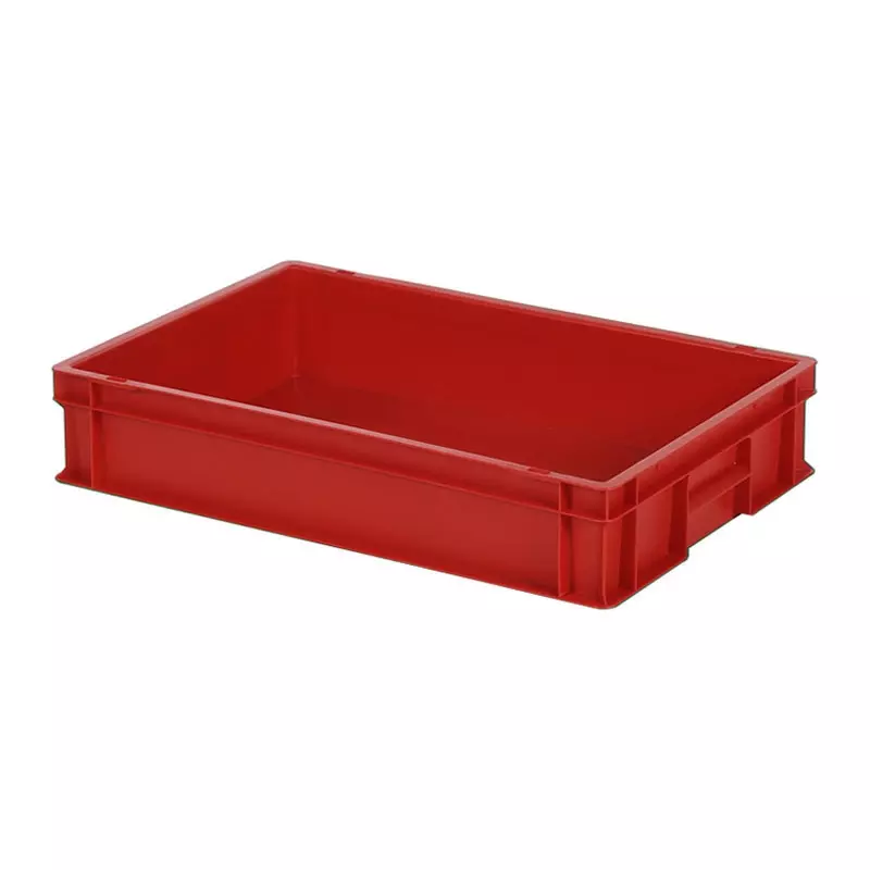 Stacking container Euronorm 600x400x120 mm 23.2 l red