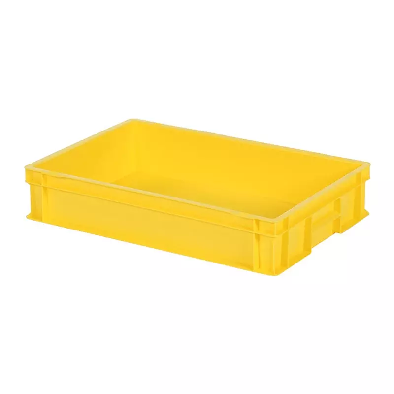 Stapelbak Euronorm 600x400x120 mm 23,2 geel