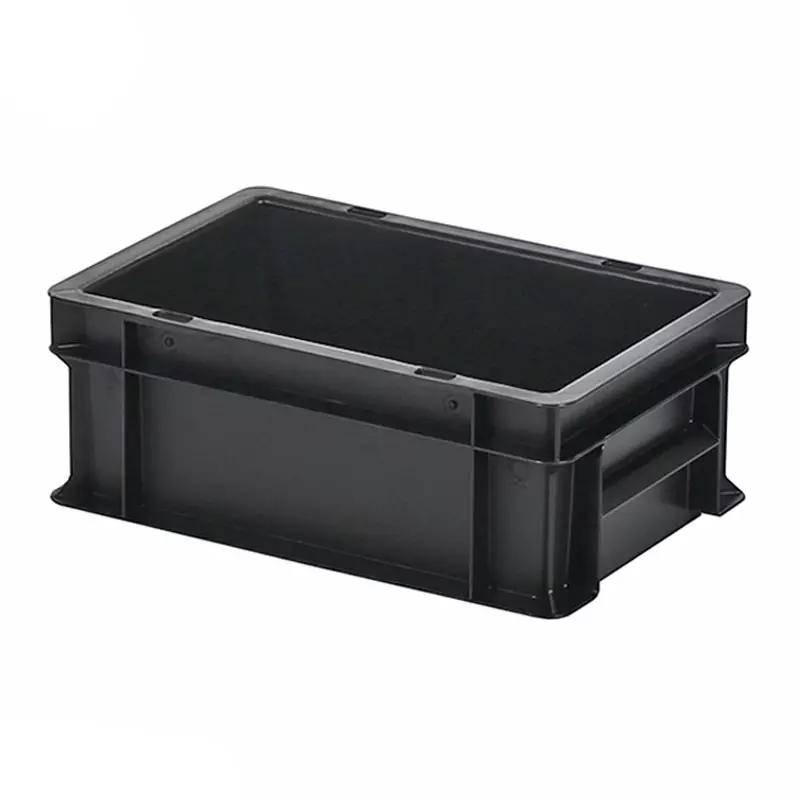 Stacking container Euronorm 300x200x118 mm 5 l black