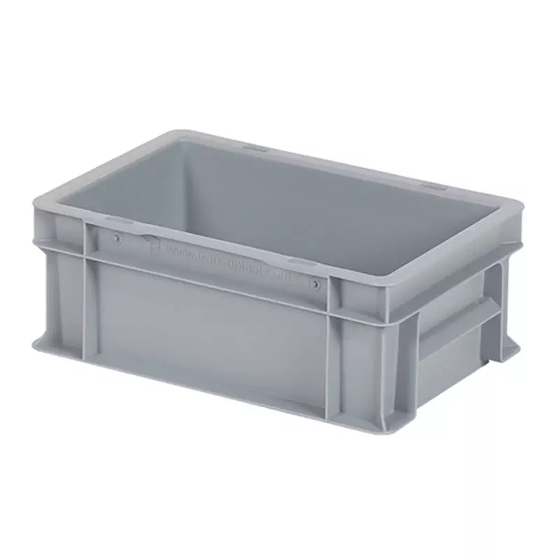Stacking container Euronorm 300x200x118 mm 5 l grey