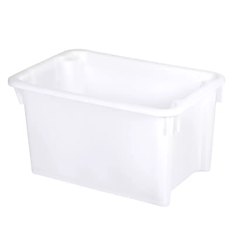 Stackable nesting box Euronorm 600x400x325 mm 50 l white