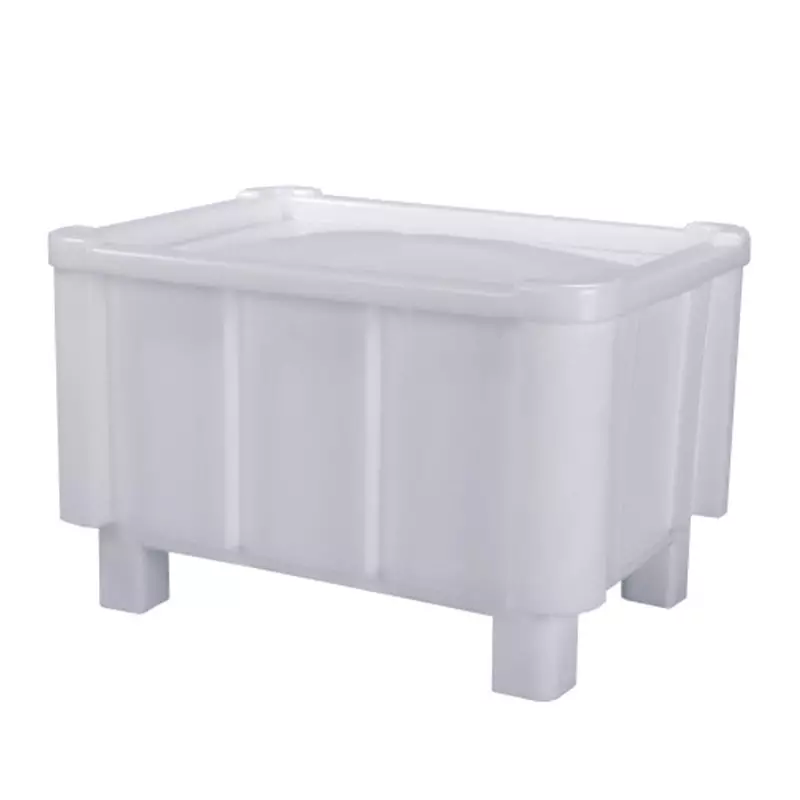 Slip-on lid for stacking container Euronorm 800x600 mm white
