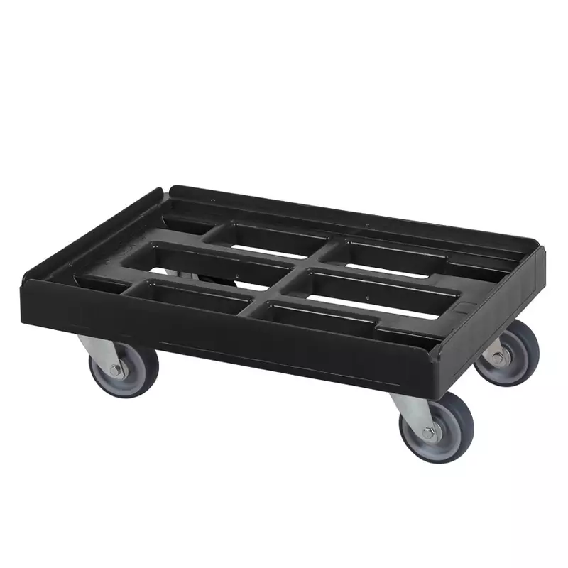 Plastic base for stacking bins 600x400 mm black