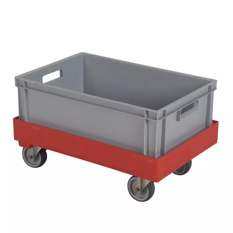 Plastic base for stacking bins 600x400 mm black