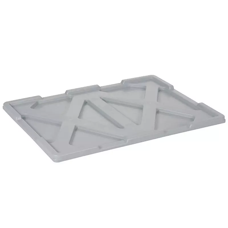 Slip-on lid for stacking container Euronorm 800x600 mm grey