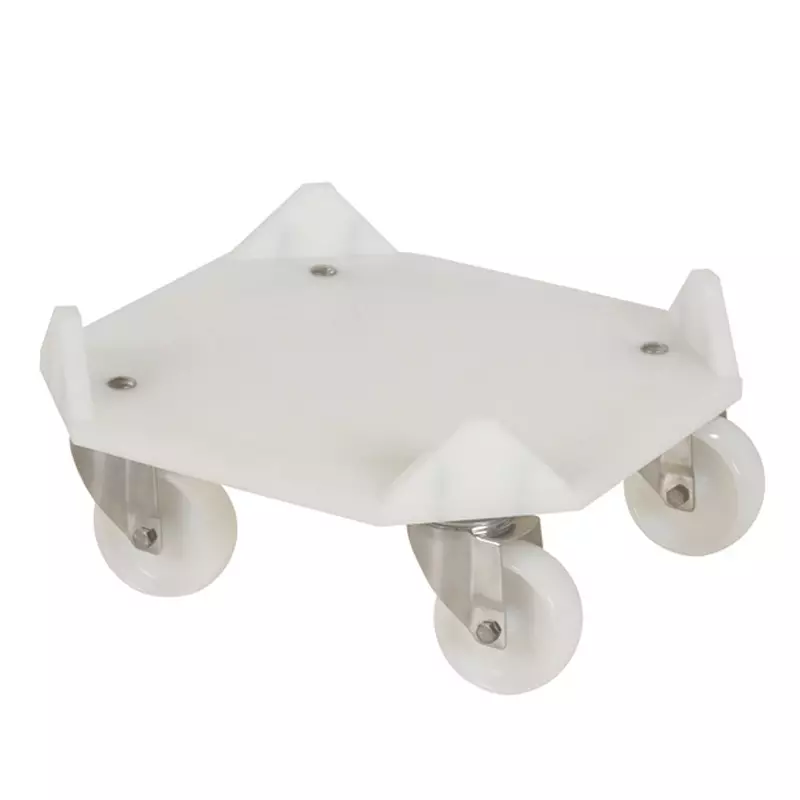 Base for 110-liter drum, white