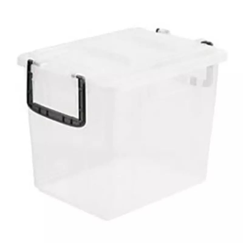 Feeding tank 2 handles PP 280x380x296 mm 20 liters transparent