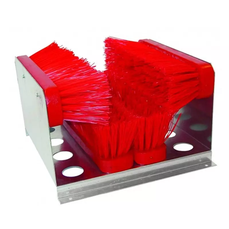 Schoenveger gegalvaniseerd 4 borstels 35x32x22 cm