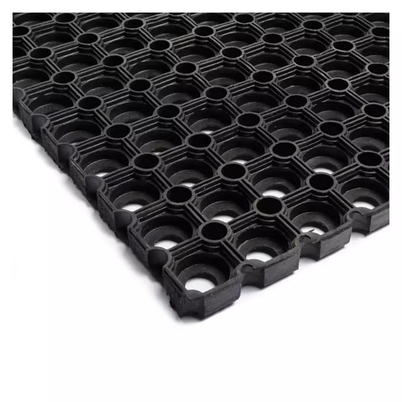 Ring mat ST 80x120 cm black