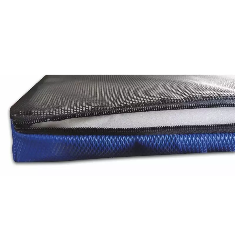 Tapis de désinfection ZIP 60 x 90 x 2 cm noir et bleu