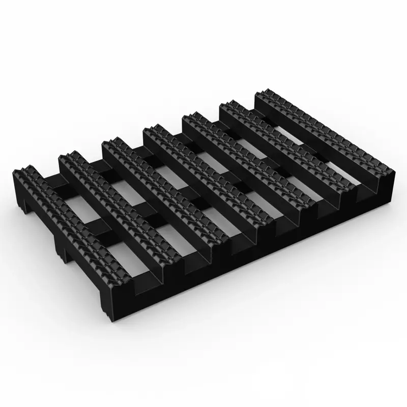 Wet room mat SafetyGrip Heronrippa 125x250 cm black
