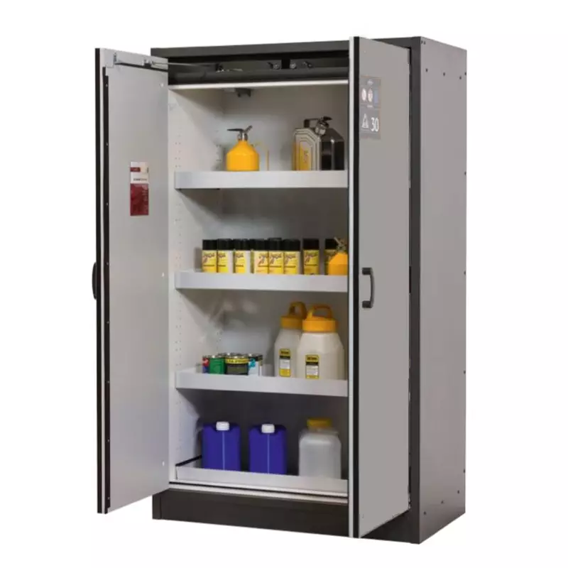 Armoire de rangement coupe-feu 30 min 1164 x 620 x 1947 mm grise