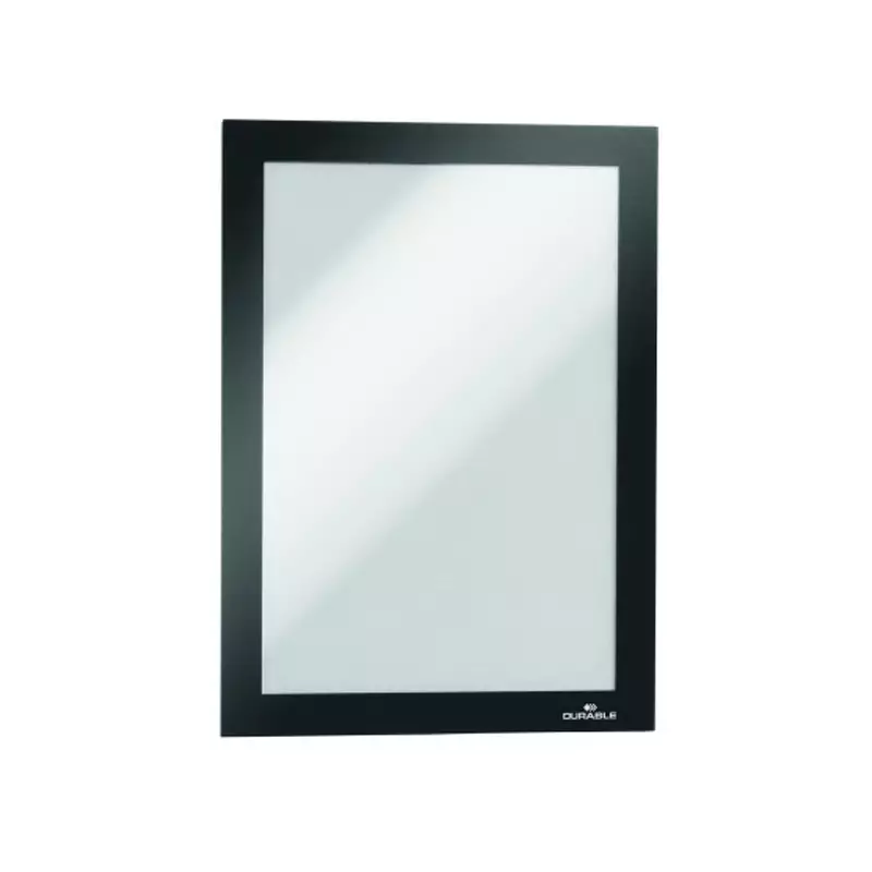 A5-documenthouder magnetisch Duraframe Magnetic zwart