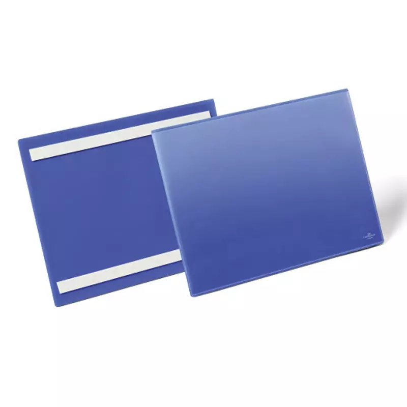 A4 document holder landscape self-adhesive blue
