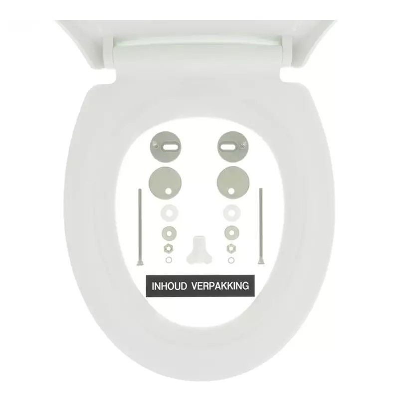 Tiger Pasadena toiletbril thermoplast wit