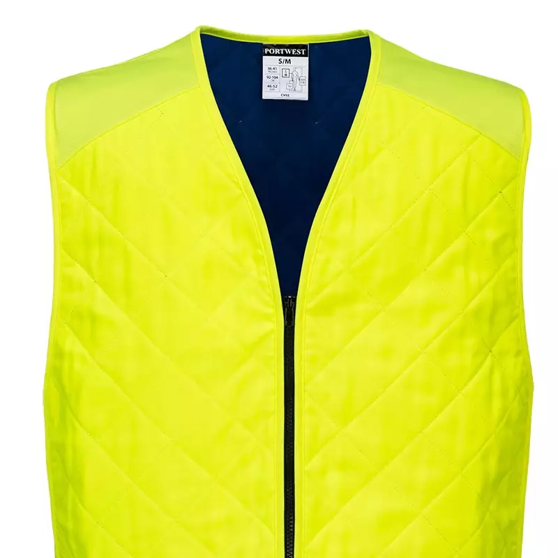 Portwest CV09 cooling vest sleeveless fluorescent yellow size S/M