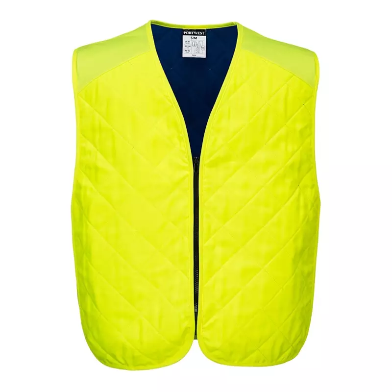 Portwest CV09 cooling vest sleeveless fluorescent yellow size S/M