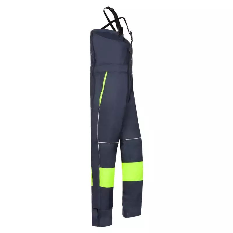 Sioen Arbus 5238A2PM1 diepvriesbroek fluo geel/marine maat 3XL