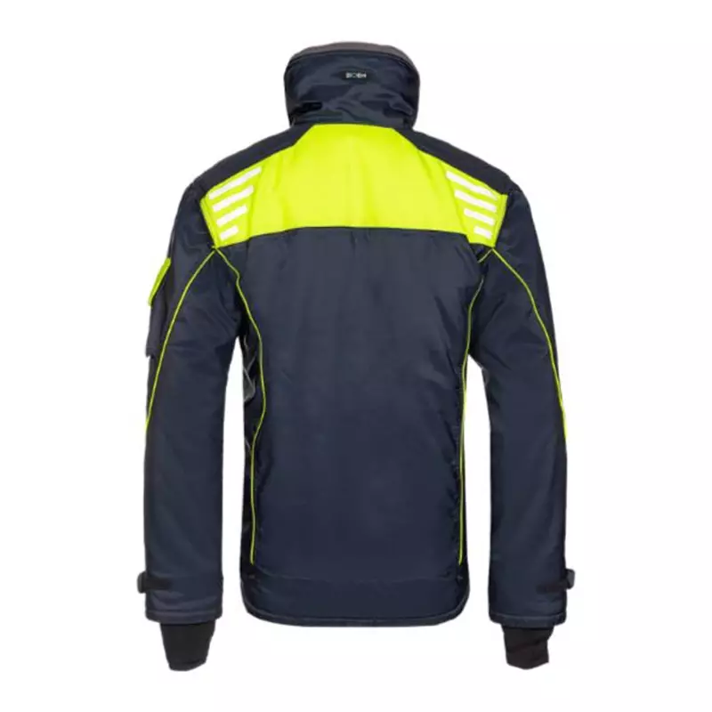 Sioen Nibas 3338A2PM1 freezer jacket fluorescent yellow/navy blue size XL