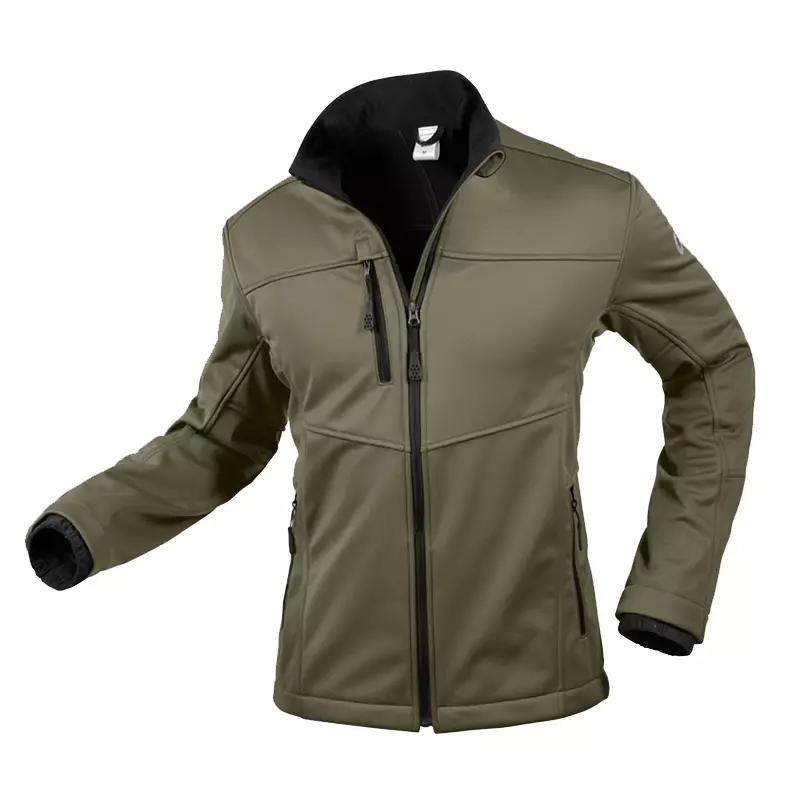 Jack softshell BP 1696 571 73 olijfgroen maat XS