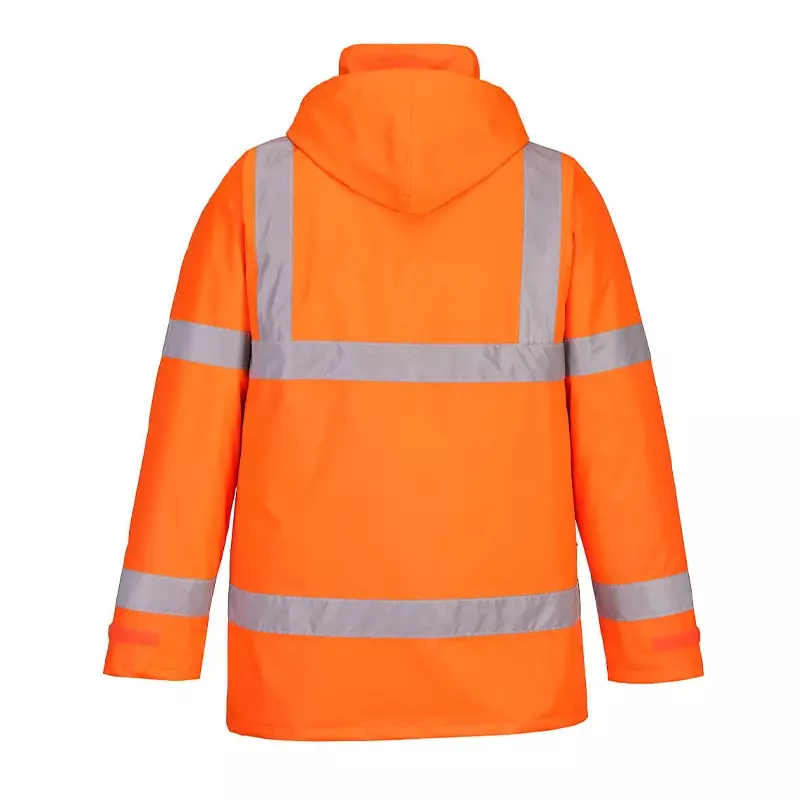 Veste de signalisation haute visibilité Portwest S460 avec capuche, jaune fluo, taille 5XL