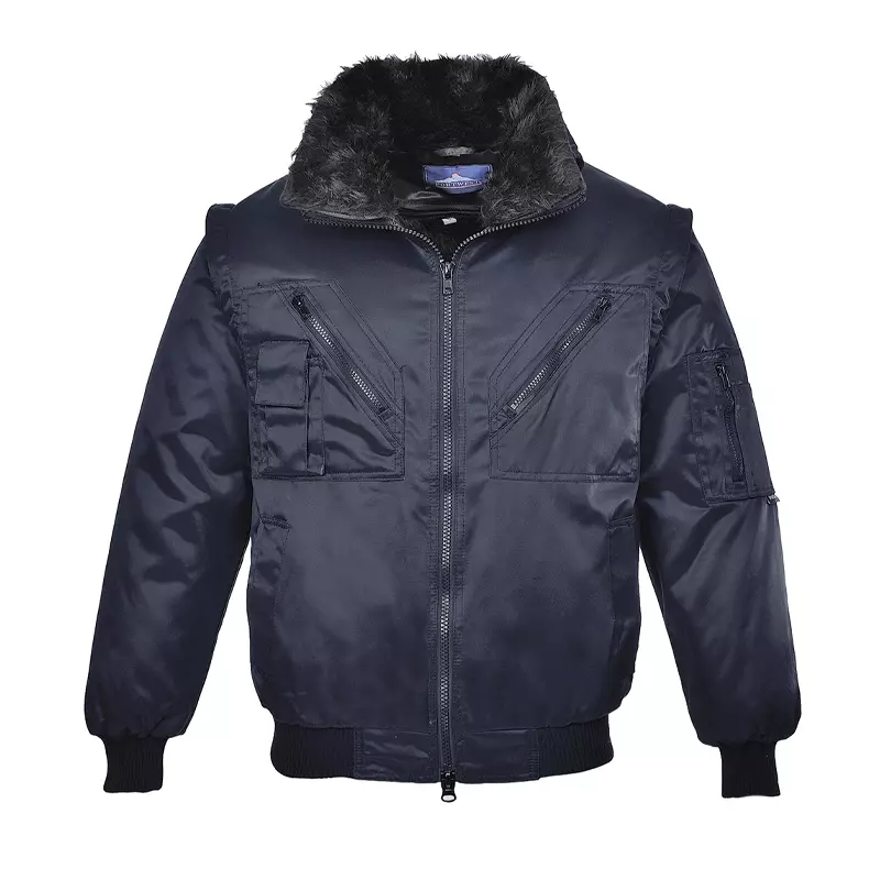 Portwest PJ10 pilot jacket navy blue size M