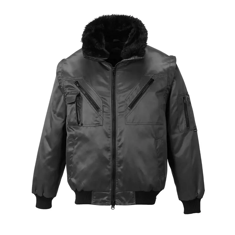 Portwest PJ10 pilot jack zwart maat 4XL