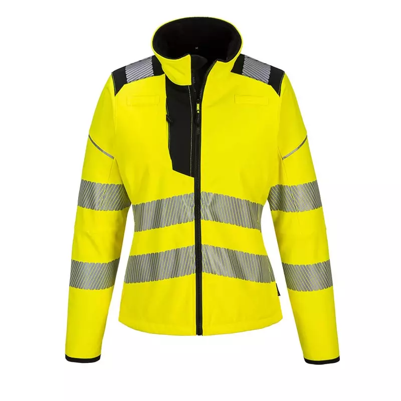 Portwest T402 Hi-Vis softshell jack fluo geel