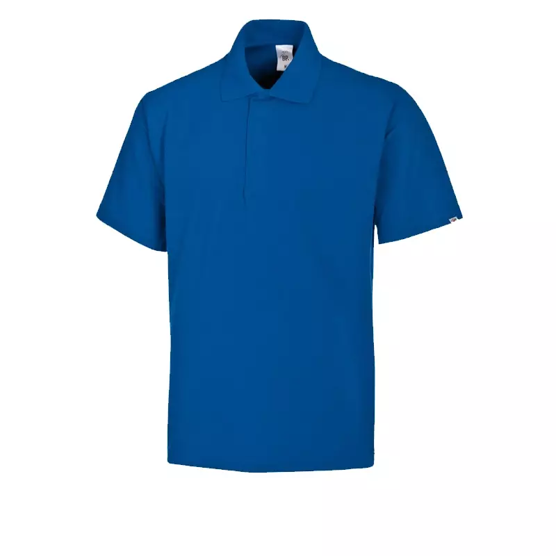 Polo unisex BP 1625 181 13 koningsblauw maat L