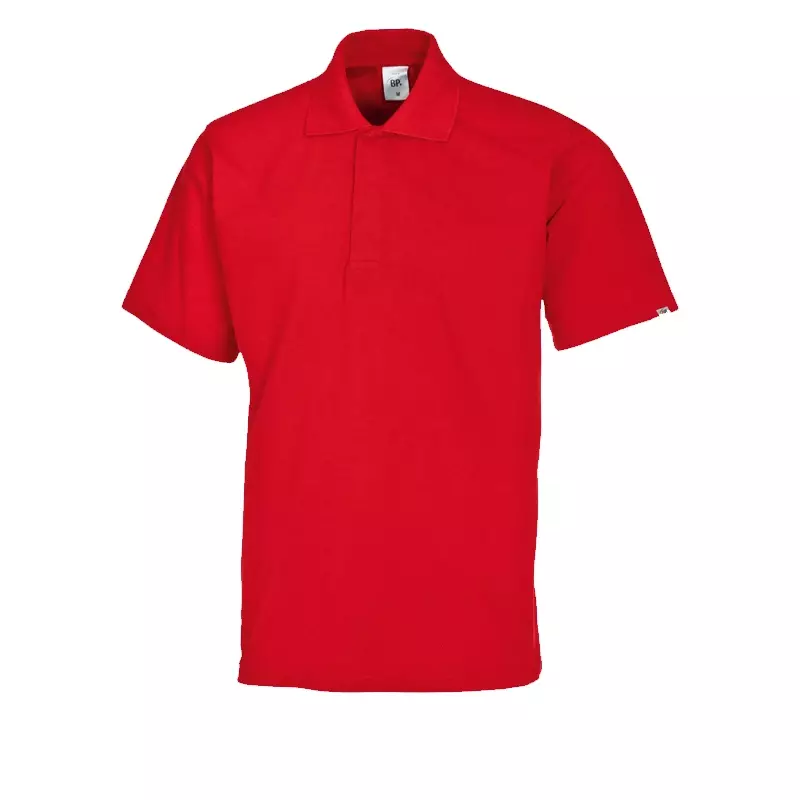 Polo unisex BP 1625 181 81 rood maat S