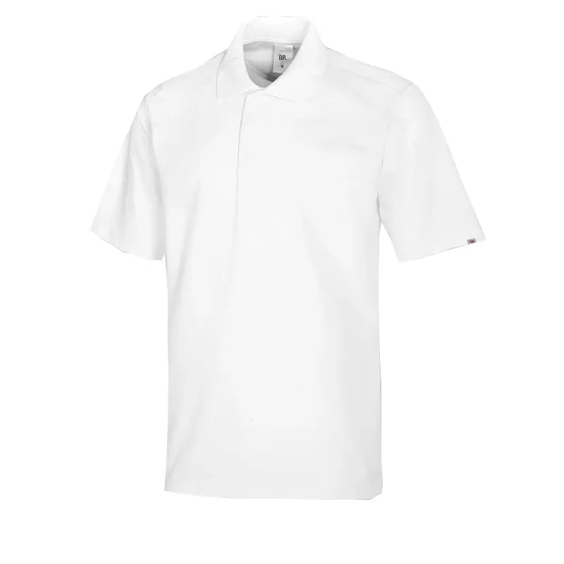 Polo unisex BP 1625 181 21 wit maat 2XL