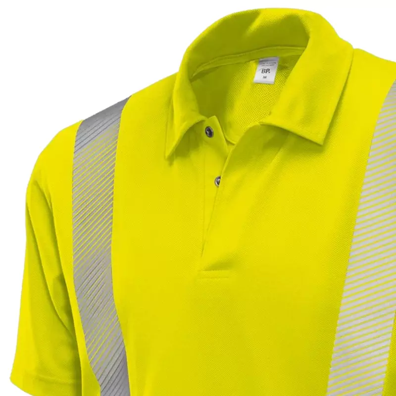 Polo haute visibilité jaune fluorescent BP 2132-260-86, taille L