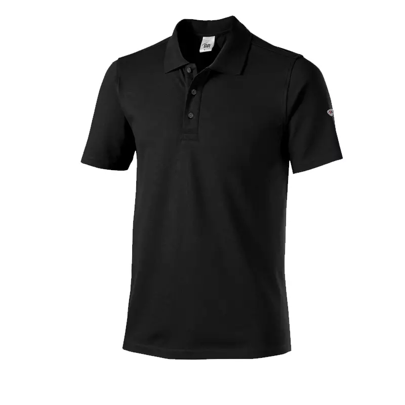 Polo unisex BP 1712 230 32 zwart maat L