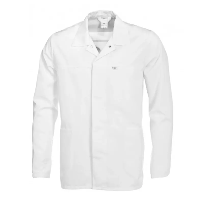 Short food jacket unisex BP 1670 500 21 white size Ln
