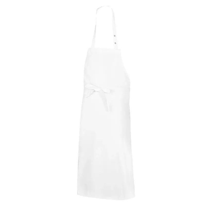 Tablier de cuisine long BP 1900-400-21 en coton/polyester blanc