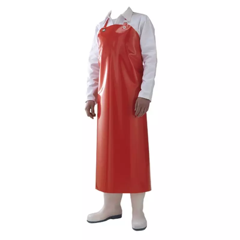 Manulatex Delta schort PU 300 mu 90x145 cm rood