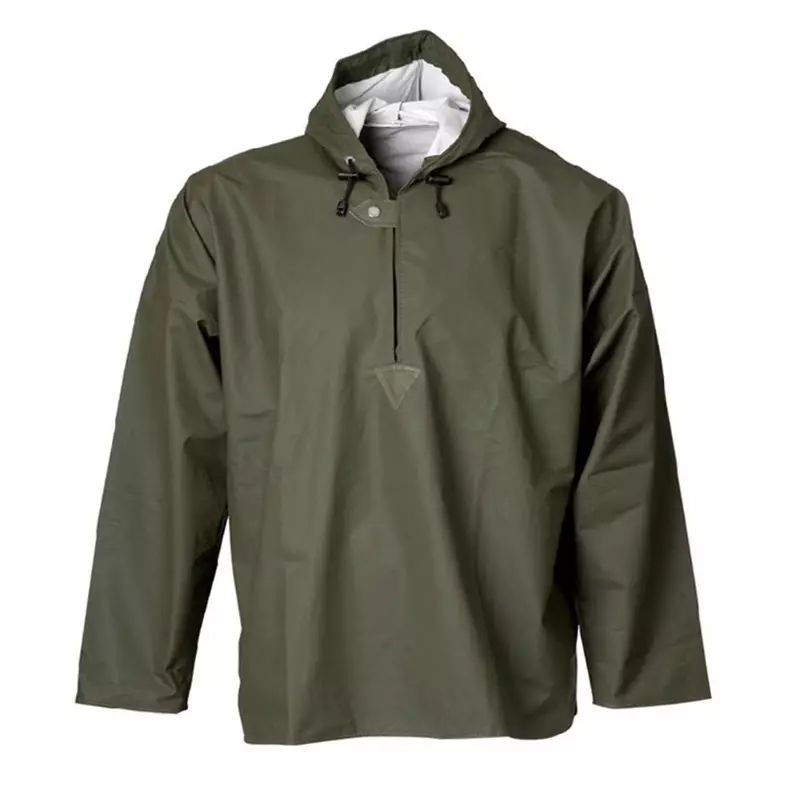 Veste imperméable Elka en PU/nylon vert olive taille S