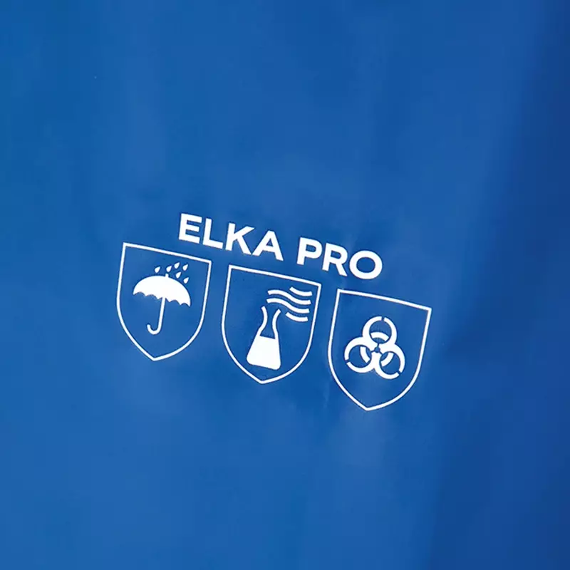 Veste imperméable à capuche Elka Pro Jacket en nylon PU bleuet, taille 3XL