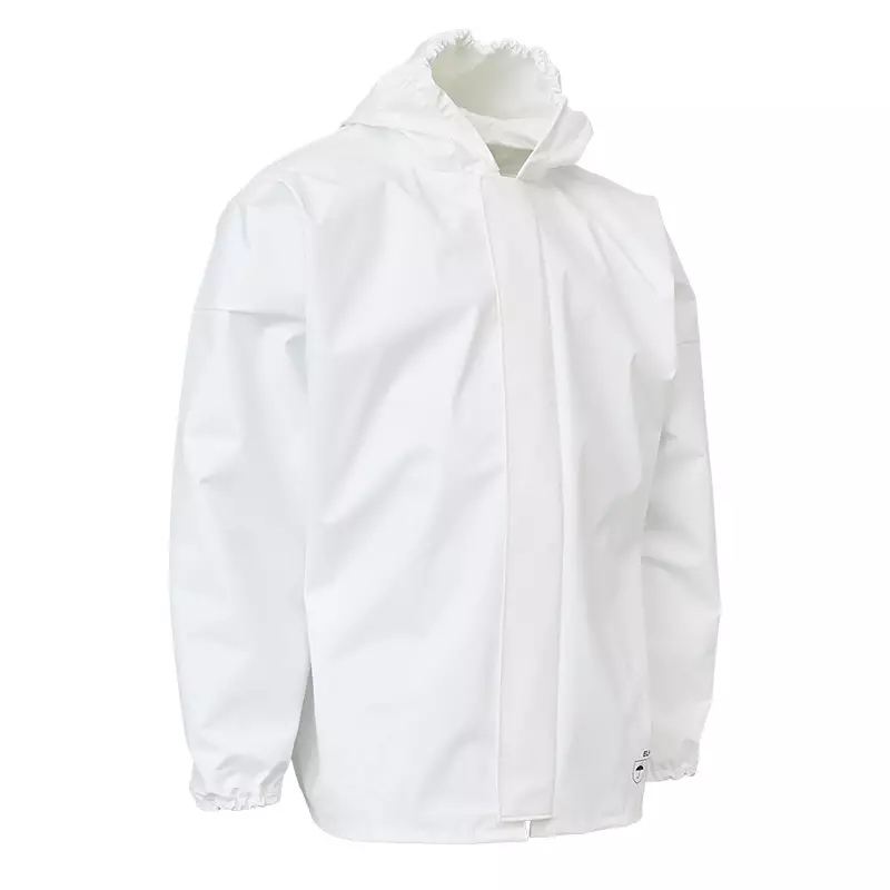 Elka Pro Jacket spuitjas met capuchon nylon PU wit maat 2XL