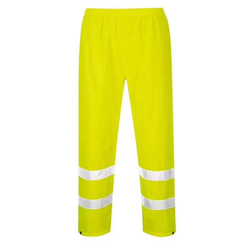 Portwest H441 Hi-Vis fluorescent yellow rain trousers size 2XL