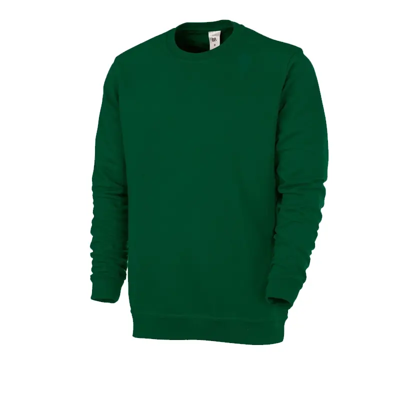 Sweatshirt unisex BP 1623 193 74 middelgroen maat 2XL