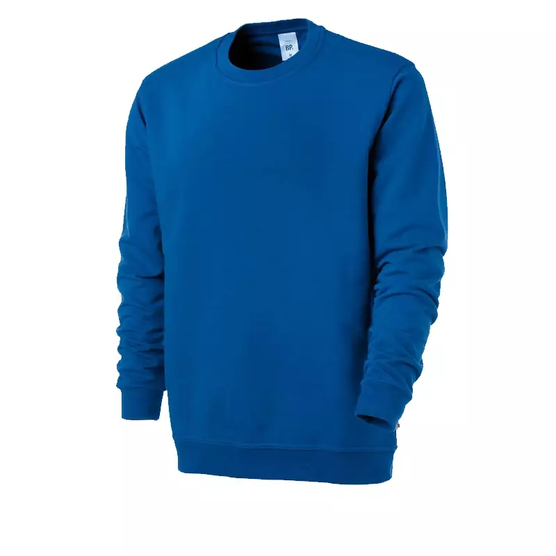 Sweatshirt unisex BP 1623 193 13 koningsblauw maat XS