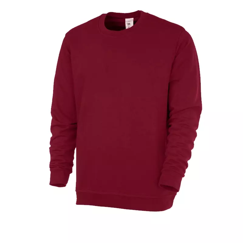 Sweatshirt unisex BP 1623 193 82 bordeaux maat 3XL