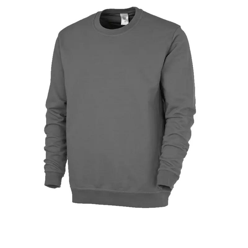 Sweatshirt unisex BP 1623 193 53 donkergrijs maat L