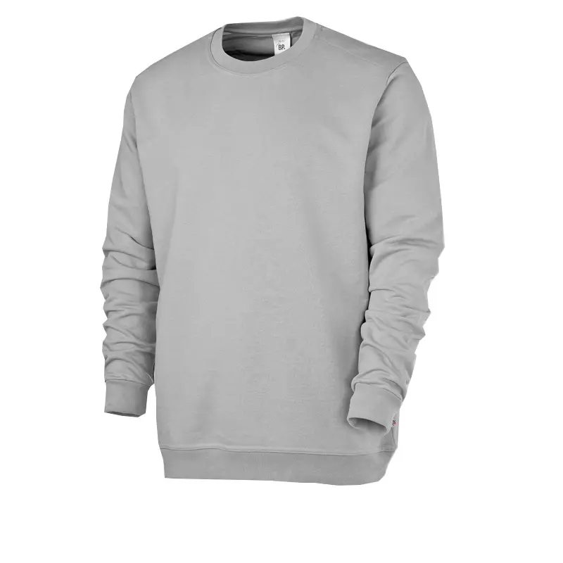 Sweatshirt unisex BP 1623 193 51 lichtgrijs maat M
