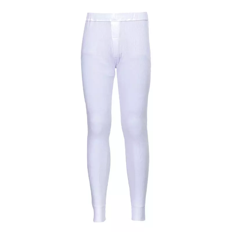 Portwest B121 Thermal Underpants Insulating Base Layer White Size S
