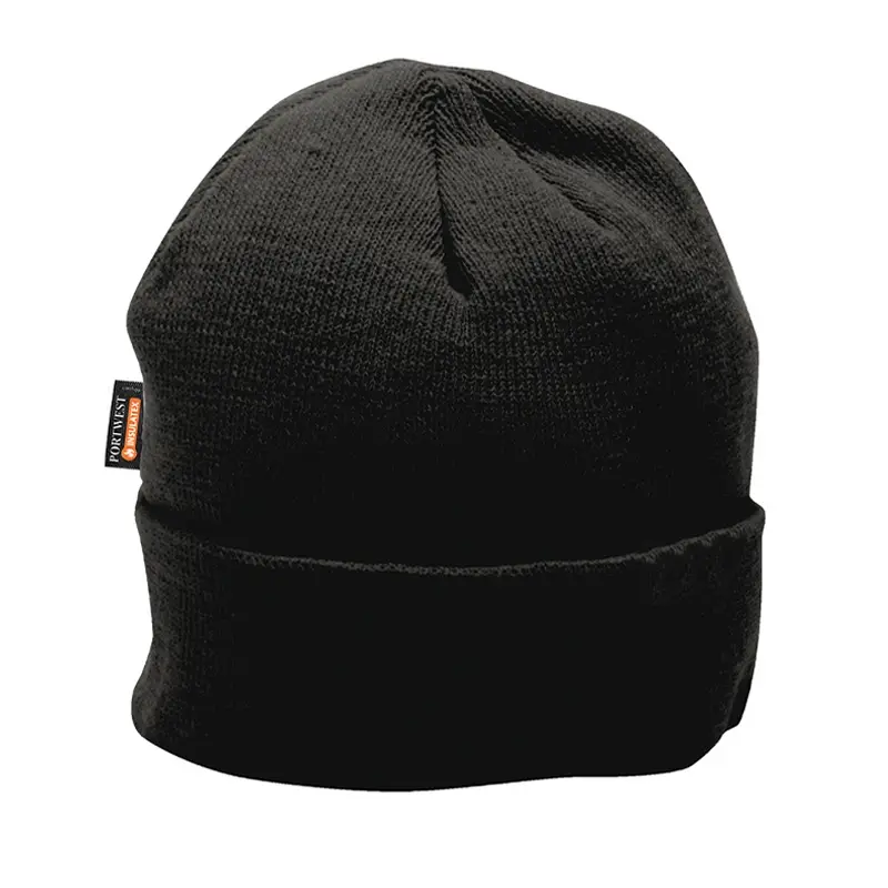 Portwest B013 black knitted hat